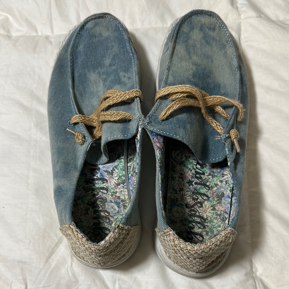 Gypsy Jazz Blue Denim Loafers